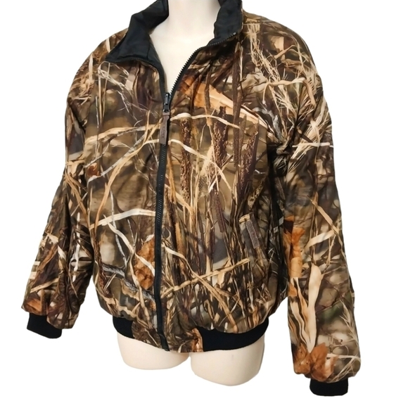 Game Winner Camo Zip Front Jacket Sz S - Picture 1 of 7